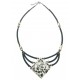Collier d'ambre naturel mozaïque