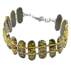 Bracelet en Ambre vert