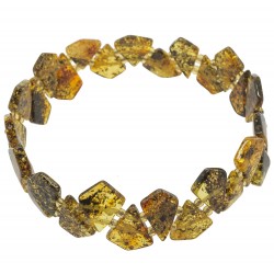 bracelet d'ambre vert