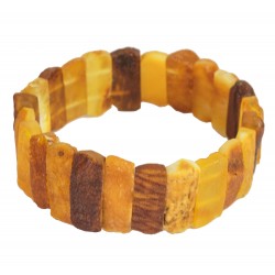 Bracelet d'ambre adulte brut et non-polis