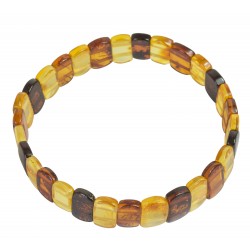 Bracelet d'ambre Adulte, palette d'ambre multicouleur