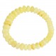 white adult amber bracelet