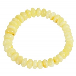 white adult amber bracelet