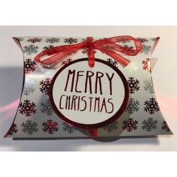 Christmas cushion box "Merry Christmas"