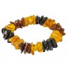 Bracelet éclat d'ambre multicolore