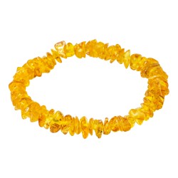 Bracelet en Ambre miel 