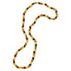 Collier d'ambre pour adultes pierres d'ambre multicolore irrégulières