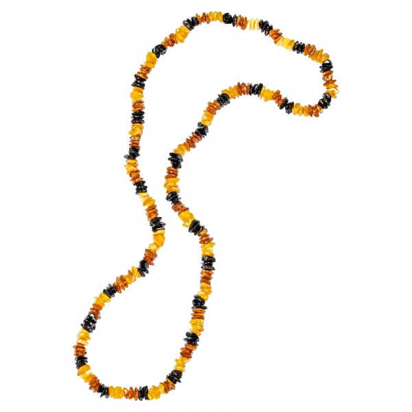 Amber necklace for adults irregular cognac amber stones