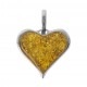 Amber cognac pendant and silver 925/1000 rectangular shape