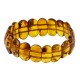 Bracelet en ambre naturel couleur cognac