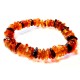 Bracelet en Ambre bébé cogniac et miel