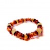 Bracelet bébé en ambre multicolore