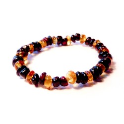 Bracelet ambre bébé cerise et citron