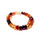 Bracelet Ambre bébé multicolore