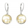 Gold plated earrings
