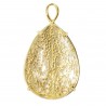 Pendentif goutte d'eau plaqué Or