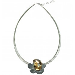 SilverAmber Ciondolo Donna In Argento 925 Con Ambra Naturale, 2,4x1,5 Cm, Fatto A Mano, In Confezione Regalo