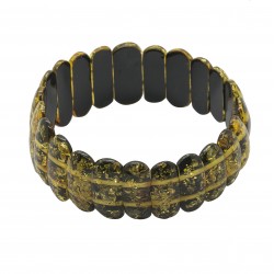 Bracelet d'ambre vert 