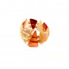 Bague en Ambre bicolore