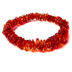 Bracelet en Ambre miel 