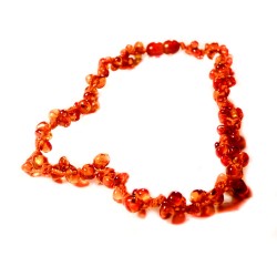 Collier en Ambre bébé cagnac 3 lignes