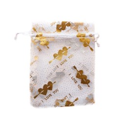 Sachet organza "I Love U"