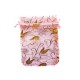 Sachet organza rose décoration plante