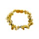 Bracelet ambre royal bébé 3 lignes noir