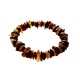 Bracelet d'ambre adulte miel et cognac