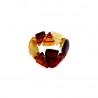 Bague tout ambre multicolore