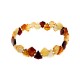 Bracelet ambre multicolore