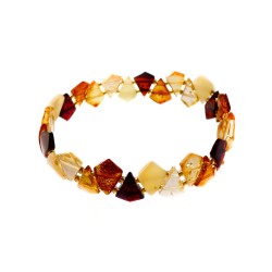Bracelet ambre multicolore