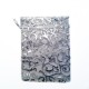 Sachet organza blanc décoration plante