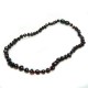 Collier d'ambre pour bébé couleur cerise