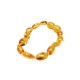 Bracelet ambre bébé couleur miel