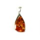 Pendentif Ambre nuage et Argent - Pièce Unique