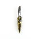 Pendentif ambre vert et argent 925/1000