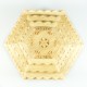 Boîte à bijoux en bois brut sculpté