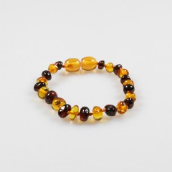 Bracelet en Ambre pour bébé cerise et miel