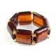 Bague tout ambre couleur miel