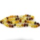 Collier d'ambre adulte multicolore, perle ronde