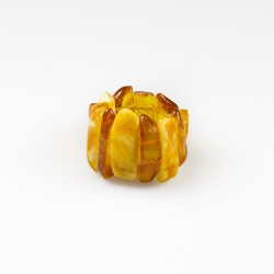 Bague tout ambre miel et royal