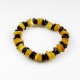 Bracelet ambre adulte multicolore