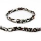 Bracelet d'ambre adulte mosaïque ambre cognac