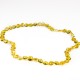 Collier d'ambre adulte couleur miel/citron