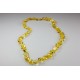 Collier d'ambre adulte couleur miel/citron